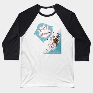 African American Girl and Ice Cream Baseball T-Shirt